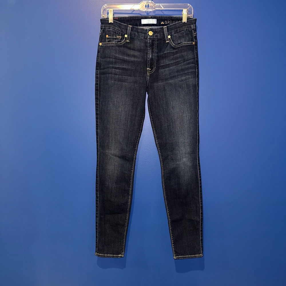 7 For All Mankind Women's Skinny Jeans - Dark Blue